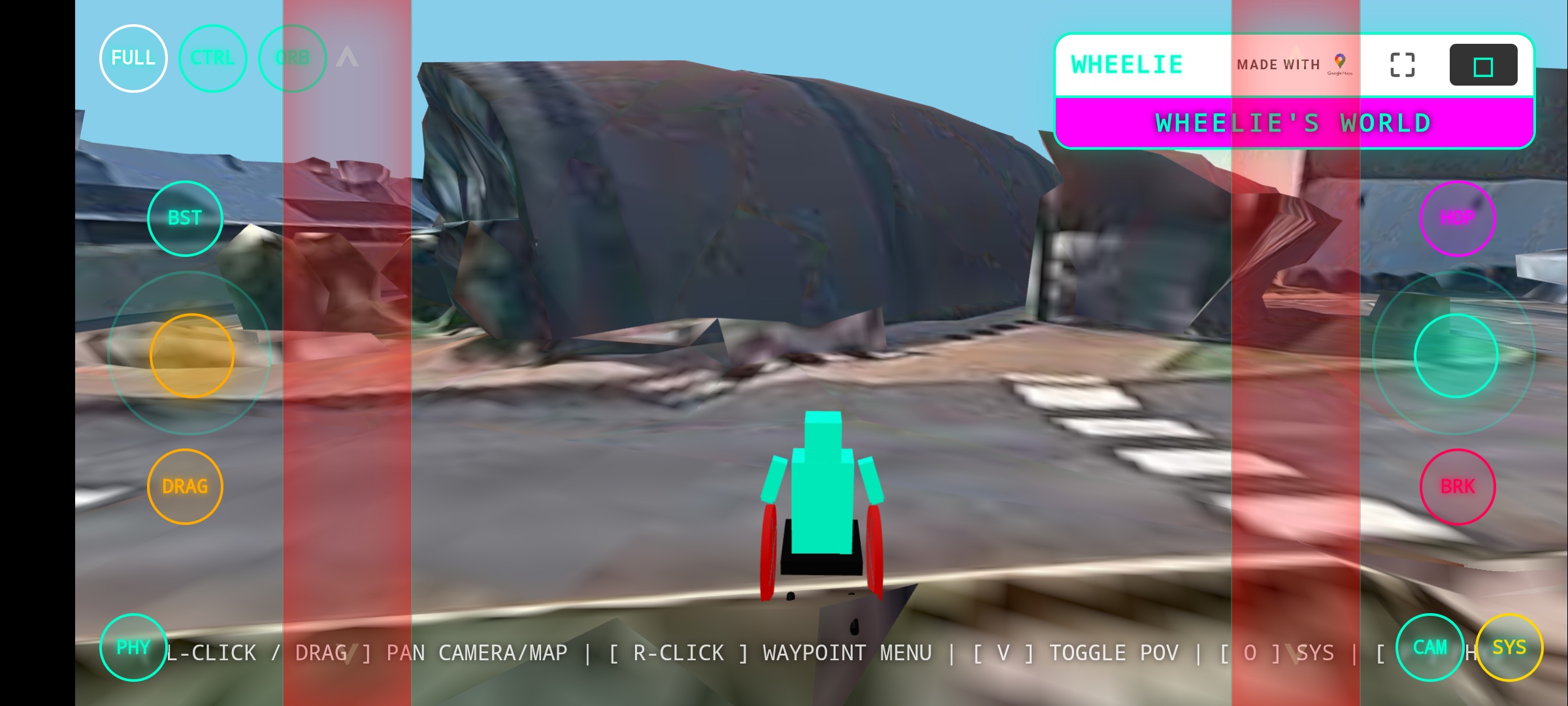Mobile UI with Closed Minimap
