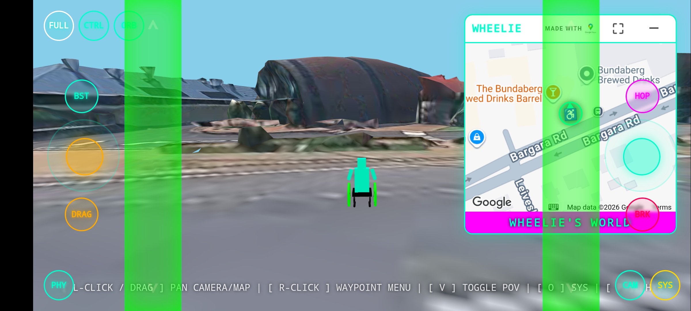 Mobile UI with Full Minimap