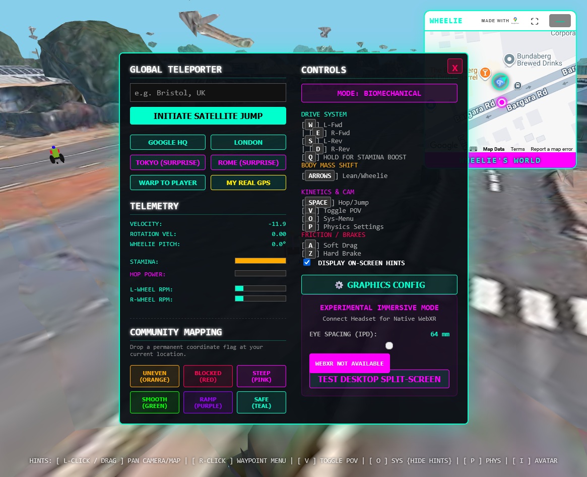 System Menu Options